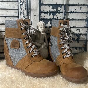 Sorel Lexie Waterproof Wedge Boot 9